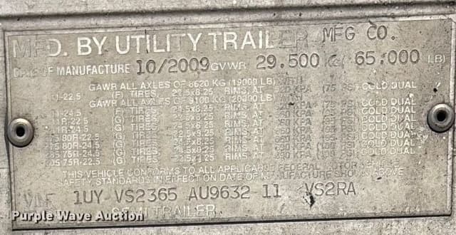Image of Utility VS2RA equipment image 1