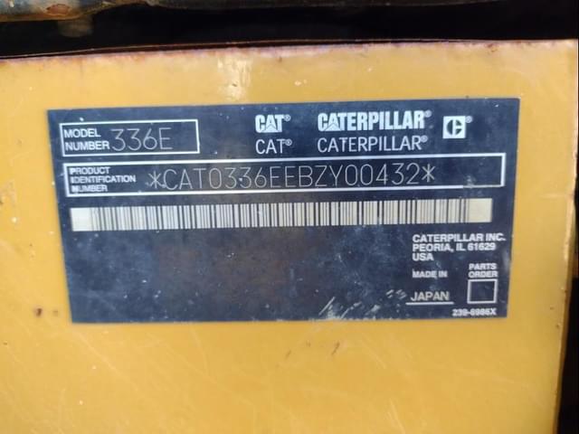 Image of Caterpillar 336E equipment image 4