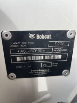 Image of Bobcat S205 equipment image 3