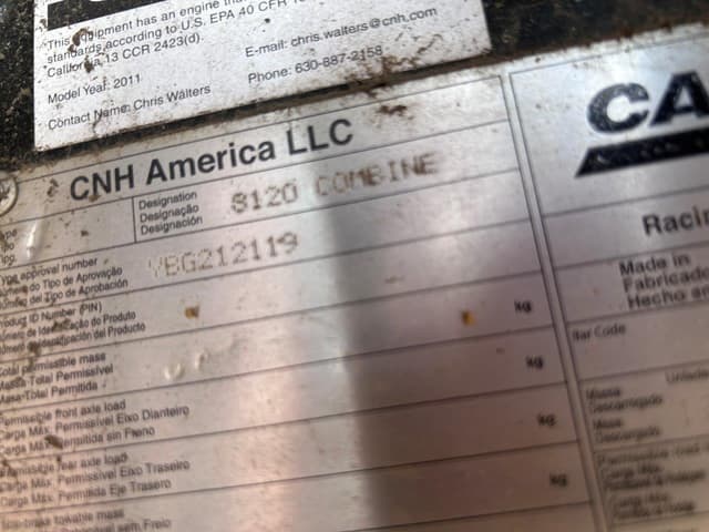 Image of Case IH 8120 equipment image 1