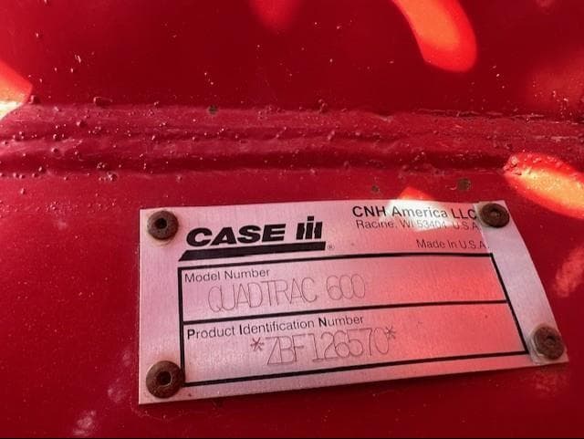 Image of Case IH Steiger 600 Quadtrac equipment image 1