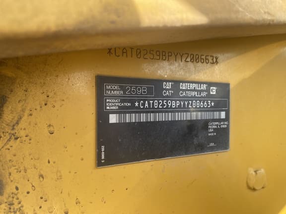 Image of Caterpillar 259B3 equipment image 1