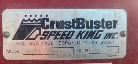 2011 CrustBuster 850 Equipment Image0