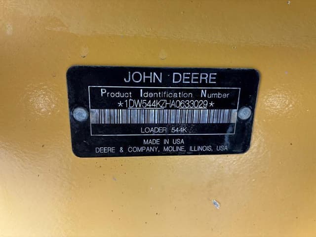 Image of John Deere 544K equipment image 1