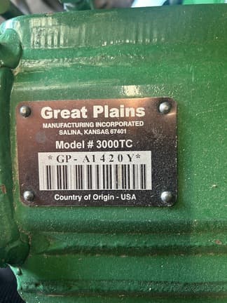 Image of Great Plains 3000TC equipment image 3