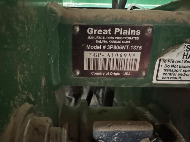 Image of Great Plains 3P806NT equipment image 3