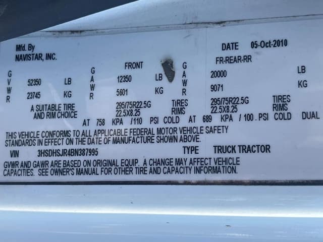 Image of International ProStar equipment image 2