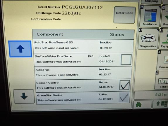 Image of John Deere GreenStar 2630 Image 1