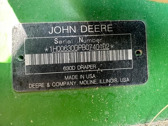 Image of John Deere 630D equipment image 1