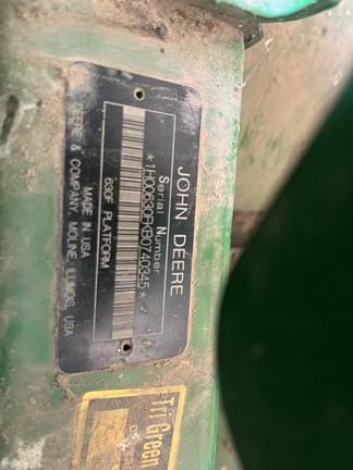 Image of John Deere 630F equipment image 3