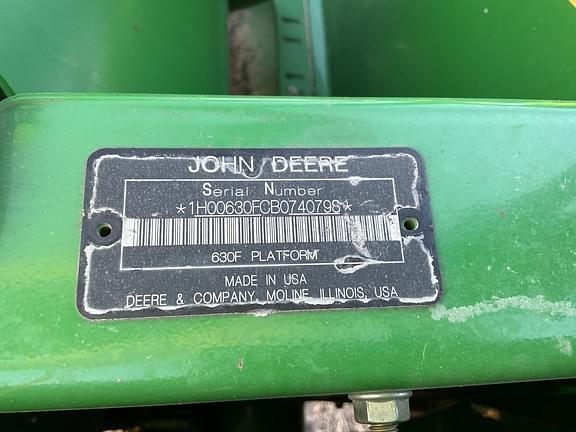 Image of John Deere 630F equipment image 1