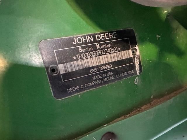 Image of John Deere 635D equipment image 1