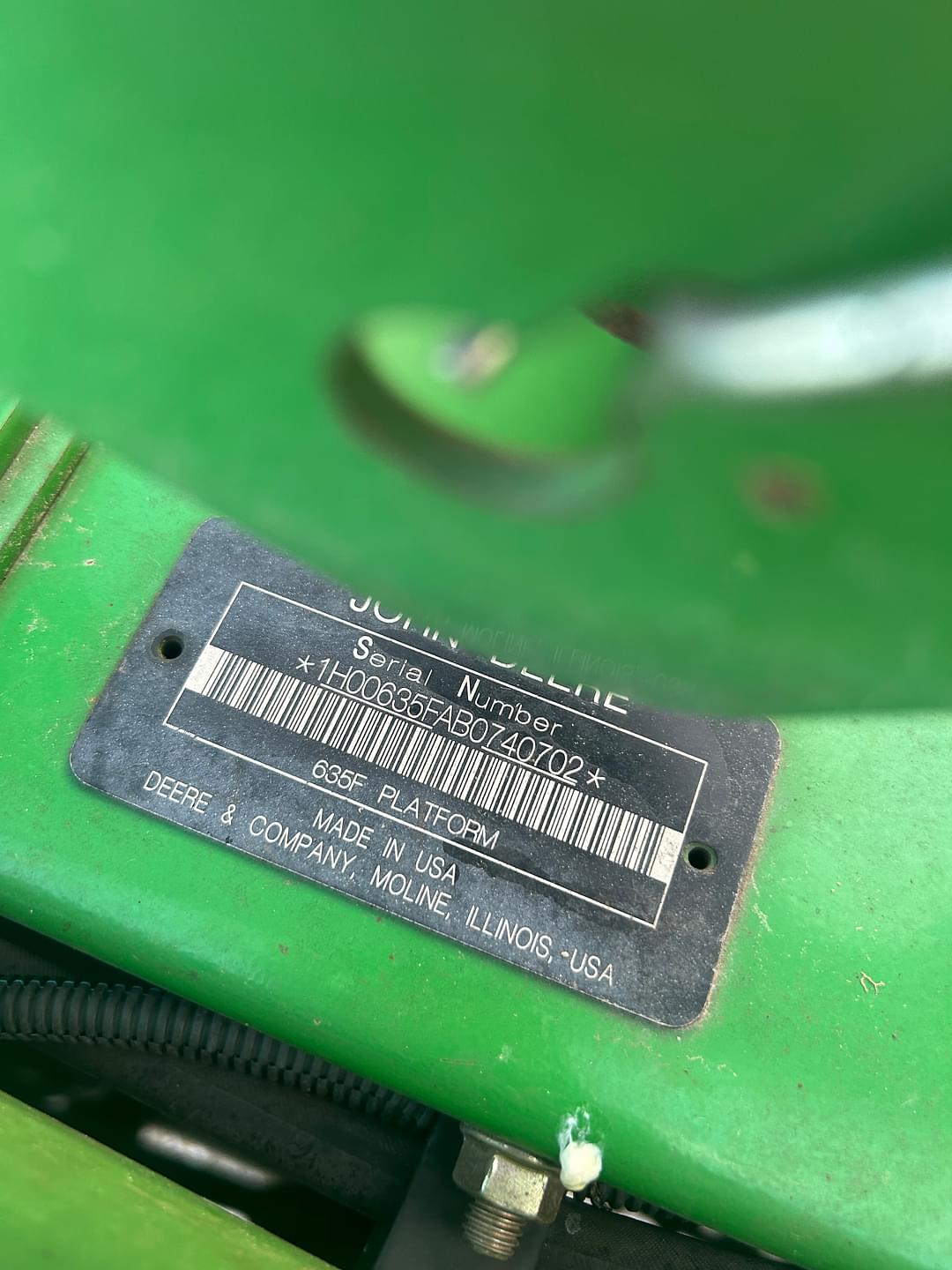 Image of John Deere 635F Image 1