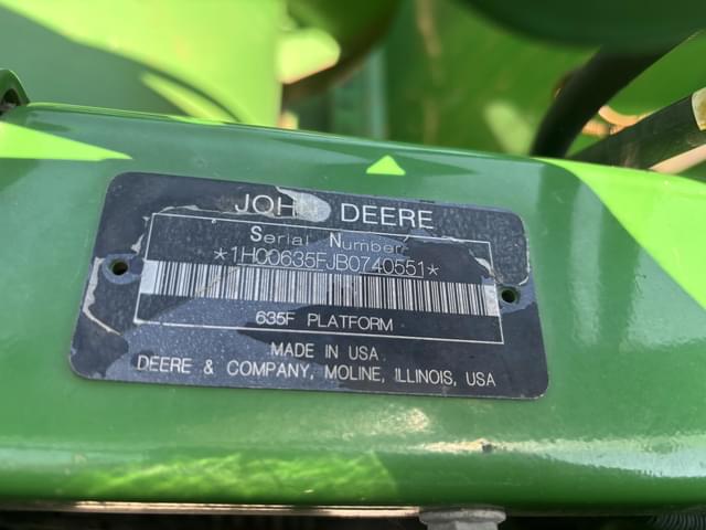 Image of John Deere 635F equipment image 3