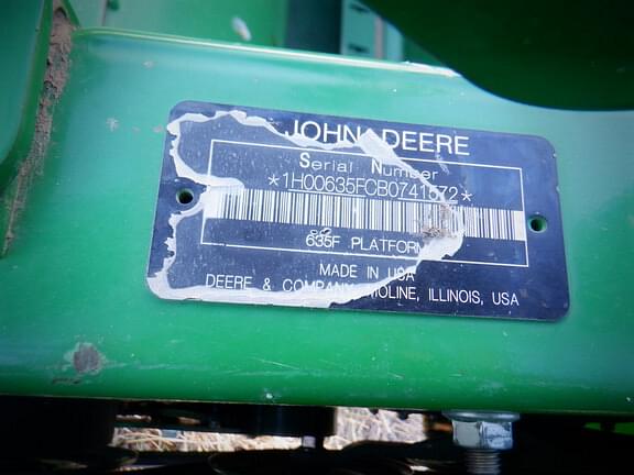 Image of John Deere 635F equipment image 3