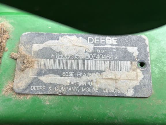 Image of John Deere 635F equipment image 4