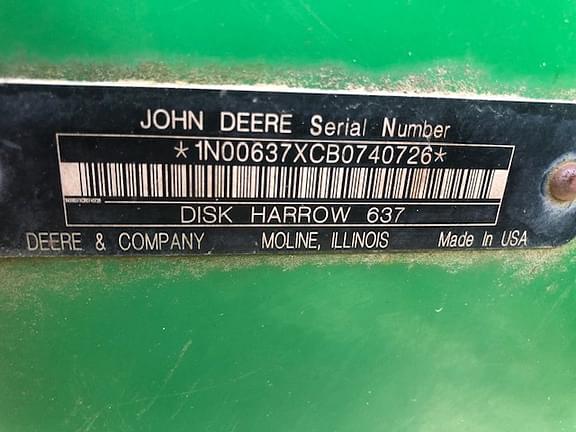 Image of John Deere 637 equipment image 2