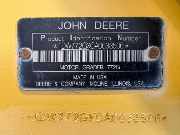 Image of John Deere 772G Image 1