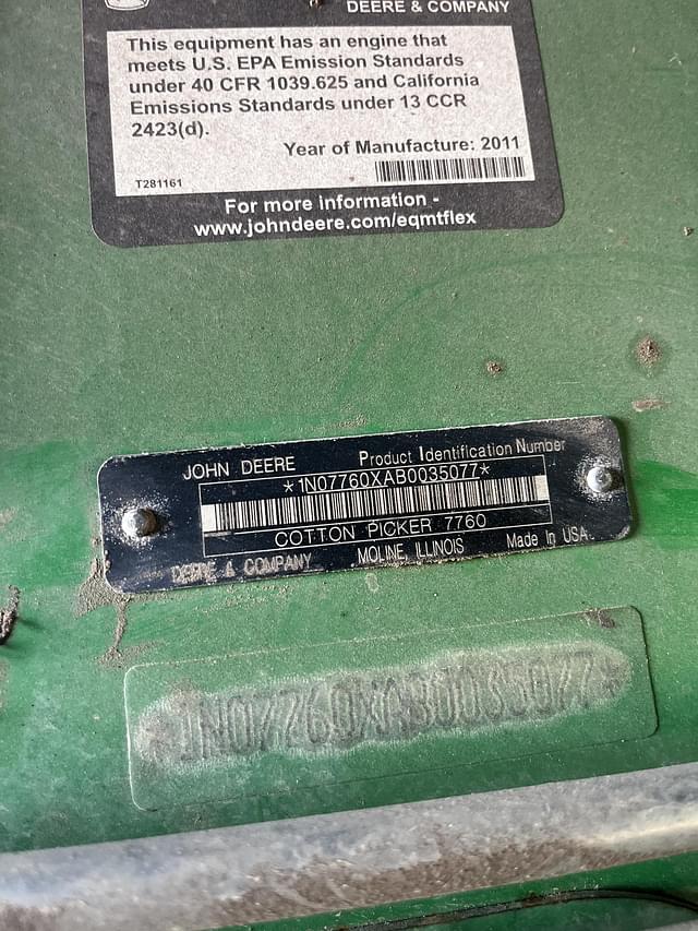 Image of John Deere 7760 equipment image 4
