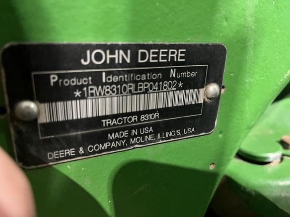 Image of John Deere 8310R equipment image 1