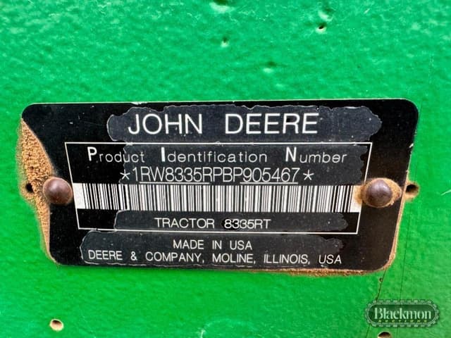 Image of John Deere 8335RT equipment image 1