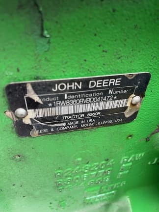 Image of John Deere 8360R equipment image 2