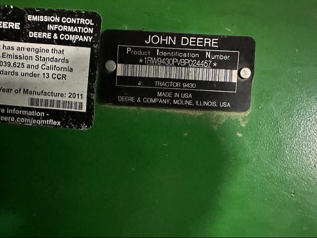 Image of John Deere 9430 equipment image 1