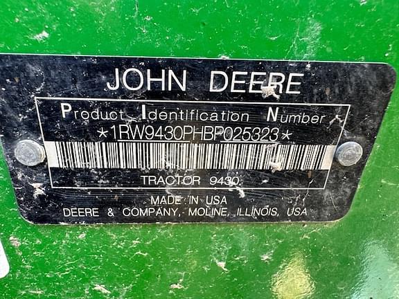 Image of John Deere 9430 equipment image 4