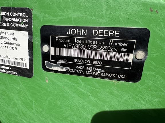 Image of John Deere 9630 equipment image 2