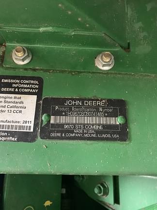 Image of John Deere 9670 STS equipment image 1