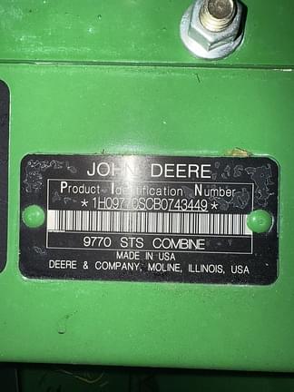 Image of John Deere 9770 STS equipment image 1