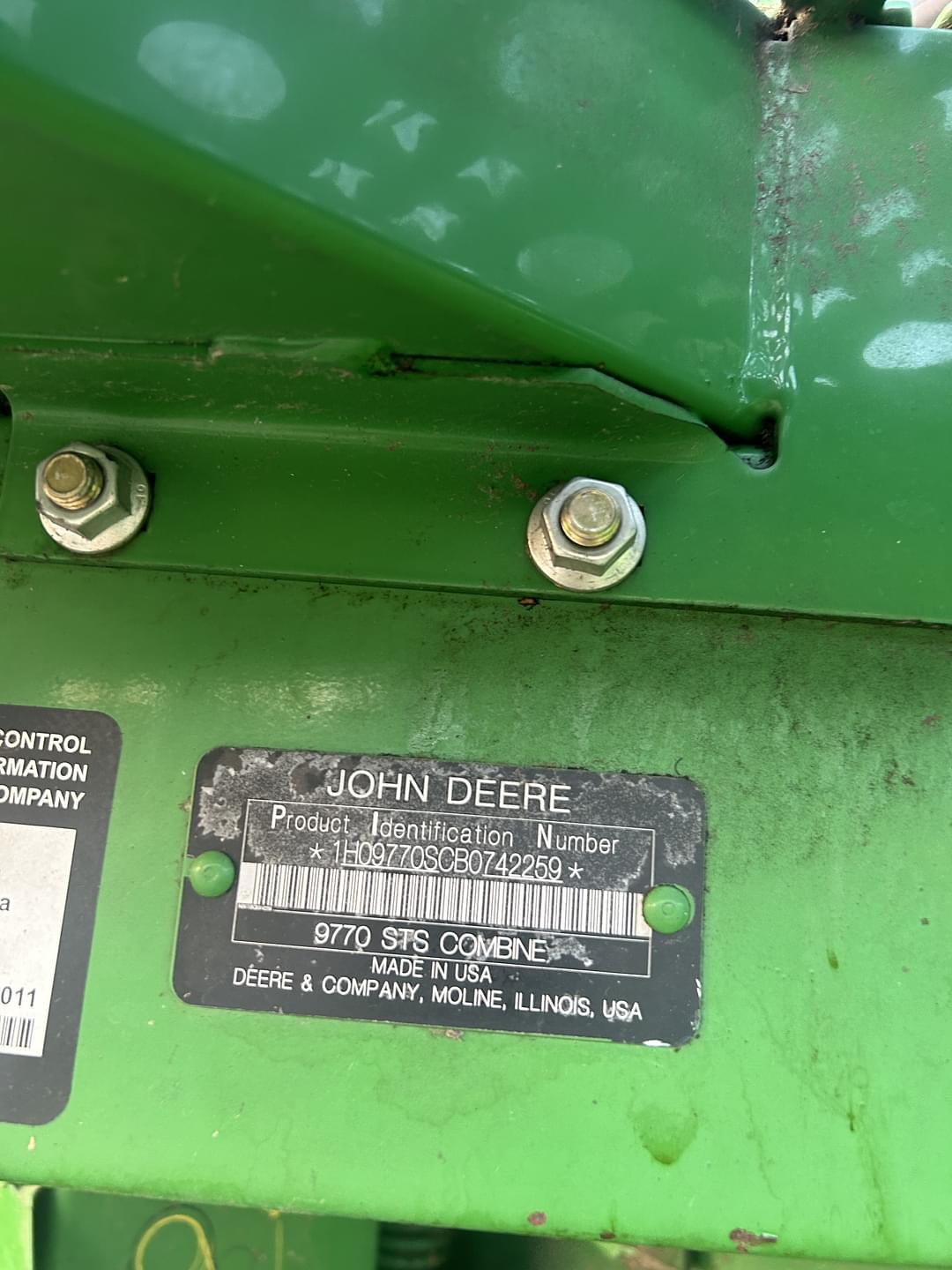 Image of John Deere 9770 STS Image 1