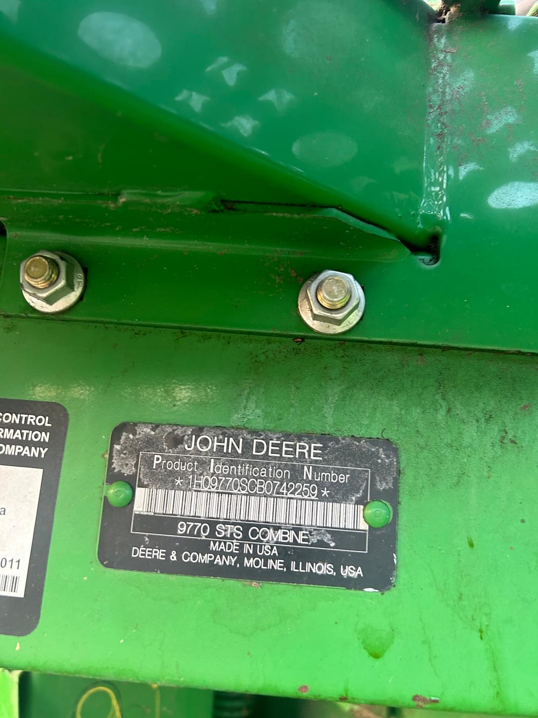 Image of John Deere 9770 STS Image 1