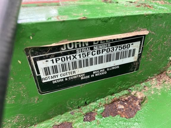 Image of John Deere HX15 equipment image 1