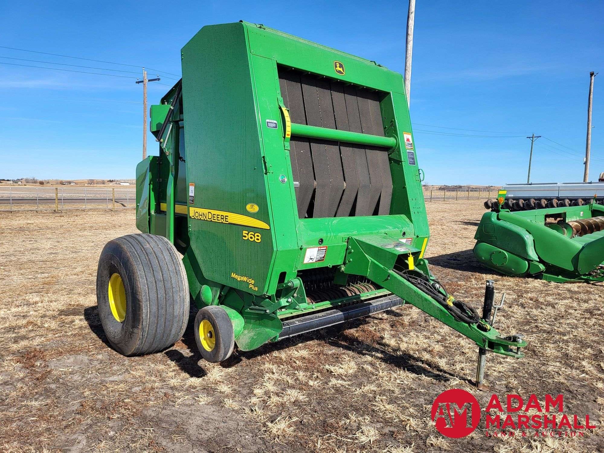 2011 John Deere 568 Mega Wide Plus Equipment Image0