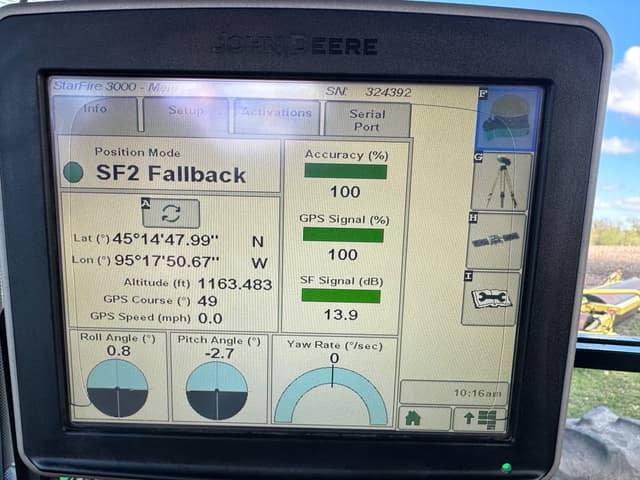 Image of John Deere StarFire 3000 equipment image 4
