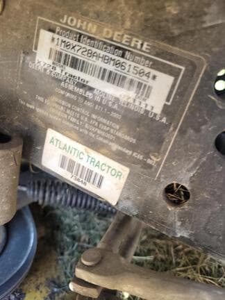 Image of John Deere X728 equipment image 4