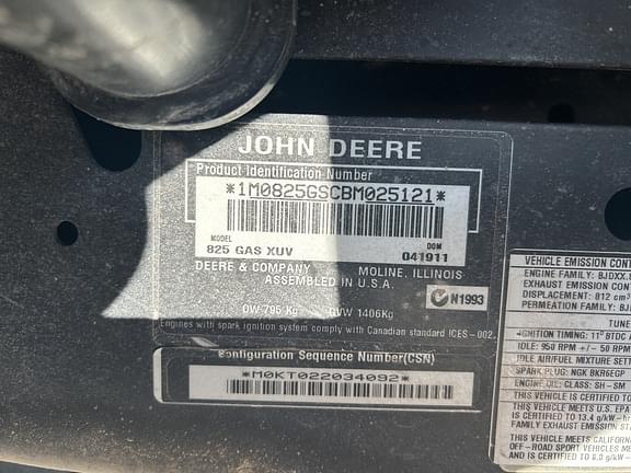 Image of John Deere Gator XUV 825i equipment image 3