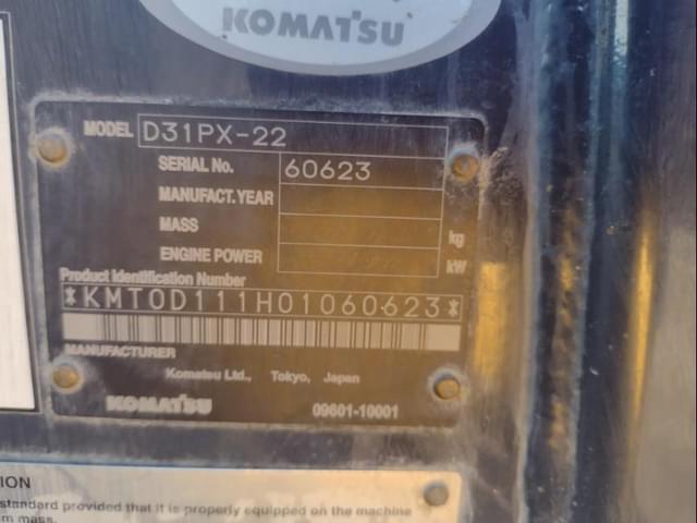 Image of Komatsu D31PX-22 equipment image 4