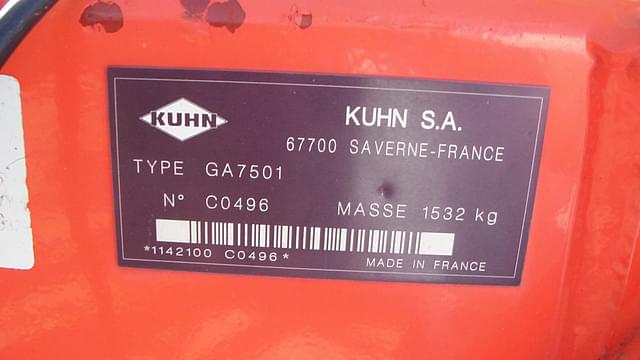 Image of Kuhn GA7501 equipment image 4