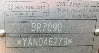 Image of New Holland BR7090 equipment image 1