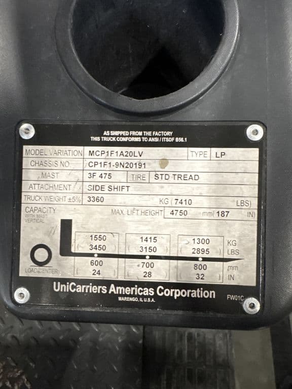 Image of Unicarriers CF50LP Image 1