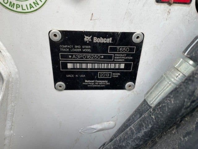 Image of Bobcat T650 Image 1