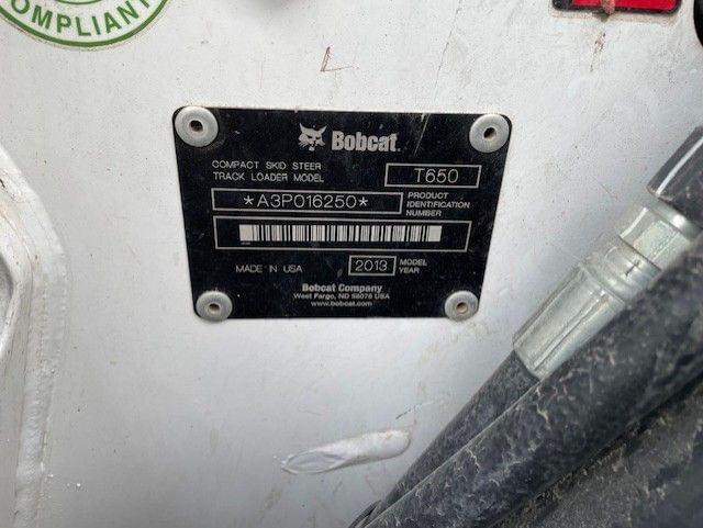 2012 Bobcat T650 Equipment Image0