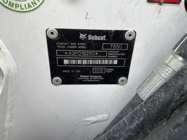 2012 Bobcat T650 Equipment Image0