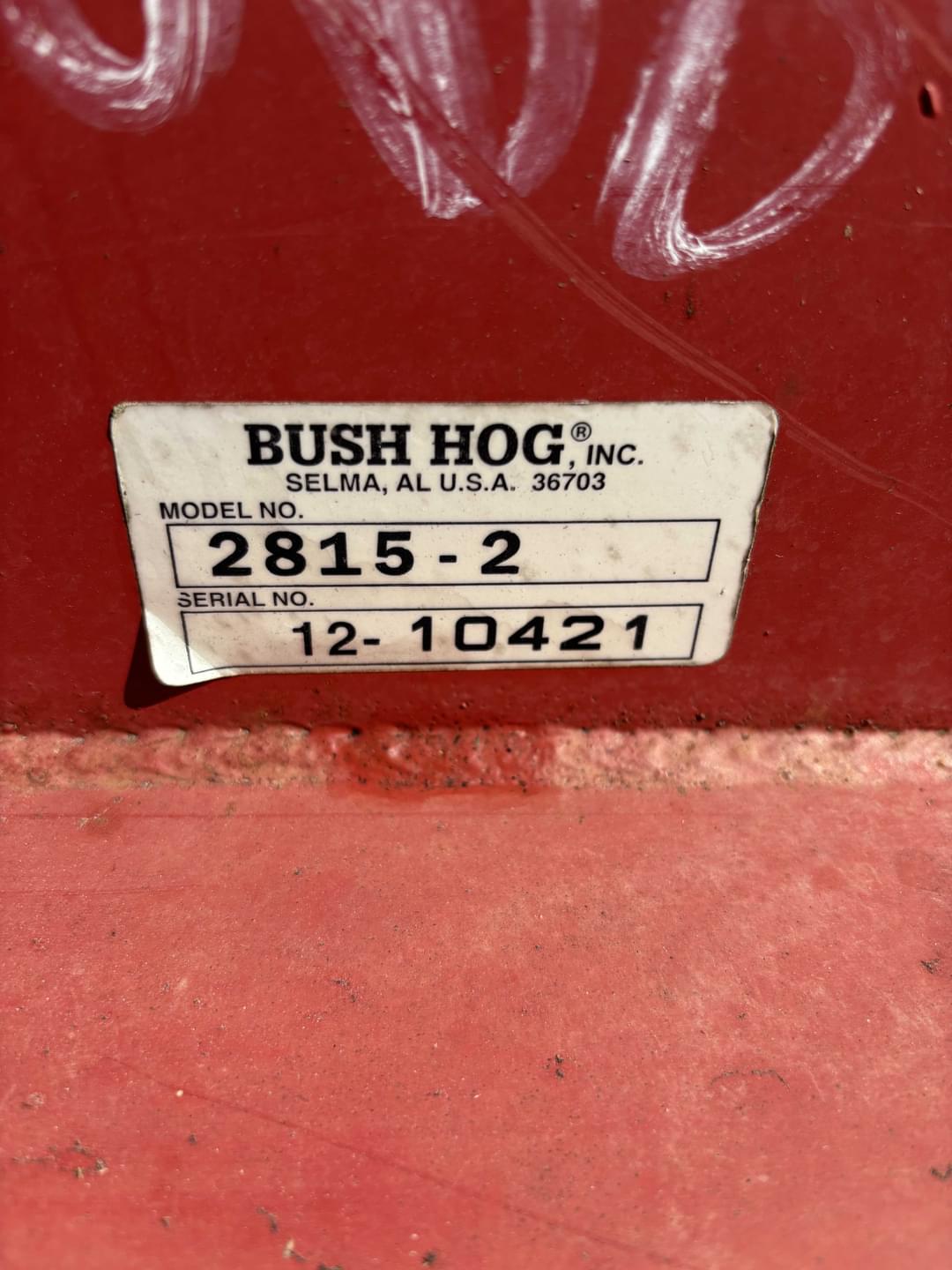 Image of Bush Hog 2815 Image 1
