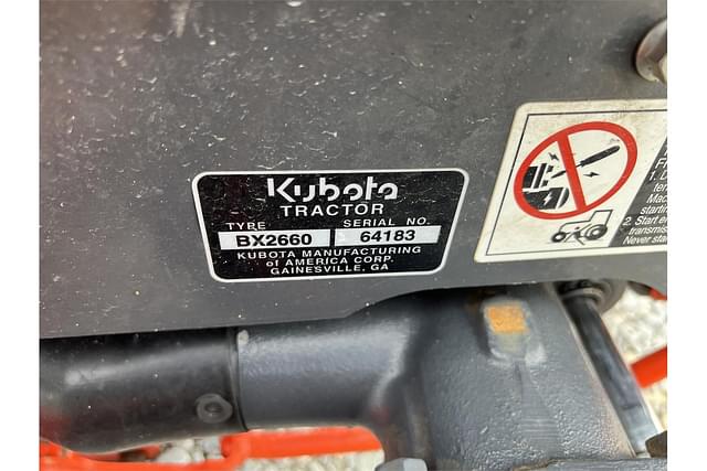 Image of Kubota BX2660 equipment image 3