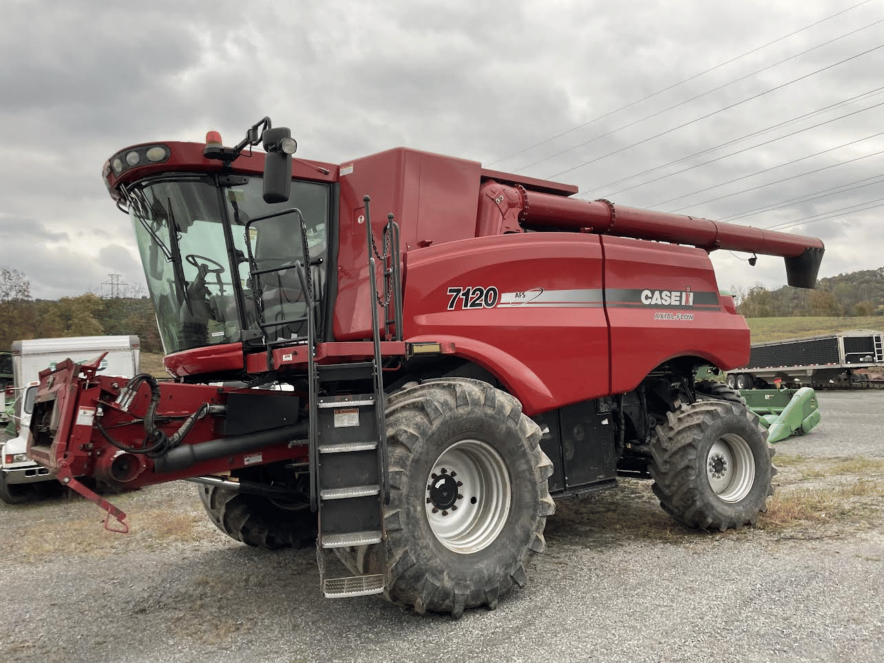 2012 Case IH 7120 Combine For Sale- Field Tracker and Rock Trap Image