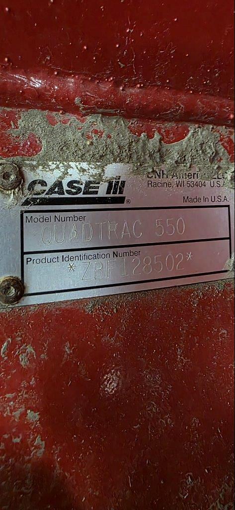 Image of Case IH Steiger 550 Quadtrac equipment image 1