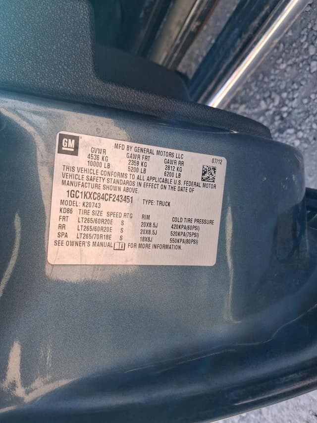 Image of Chevrolet 2500HD equipment image 2